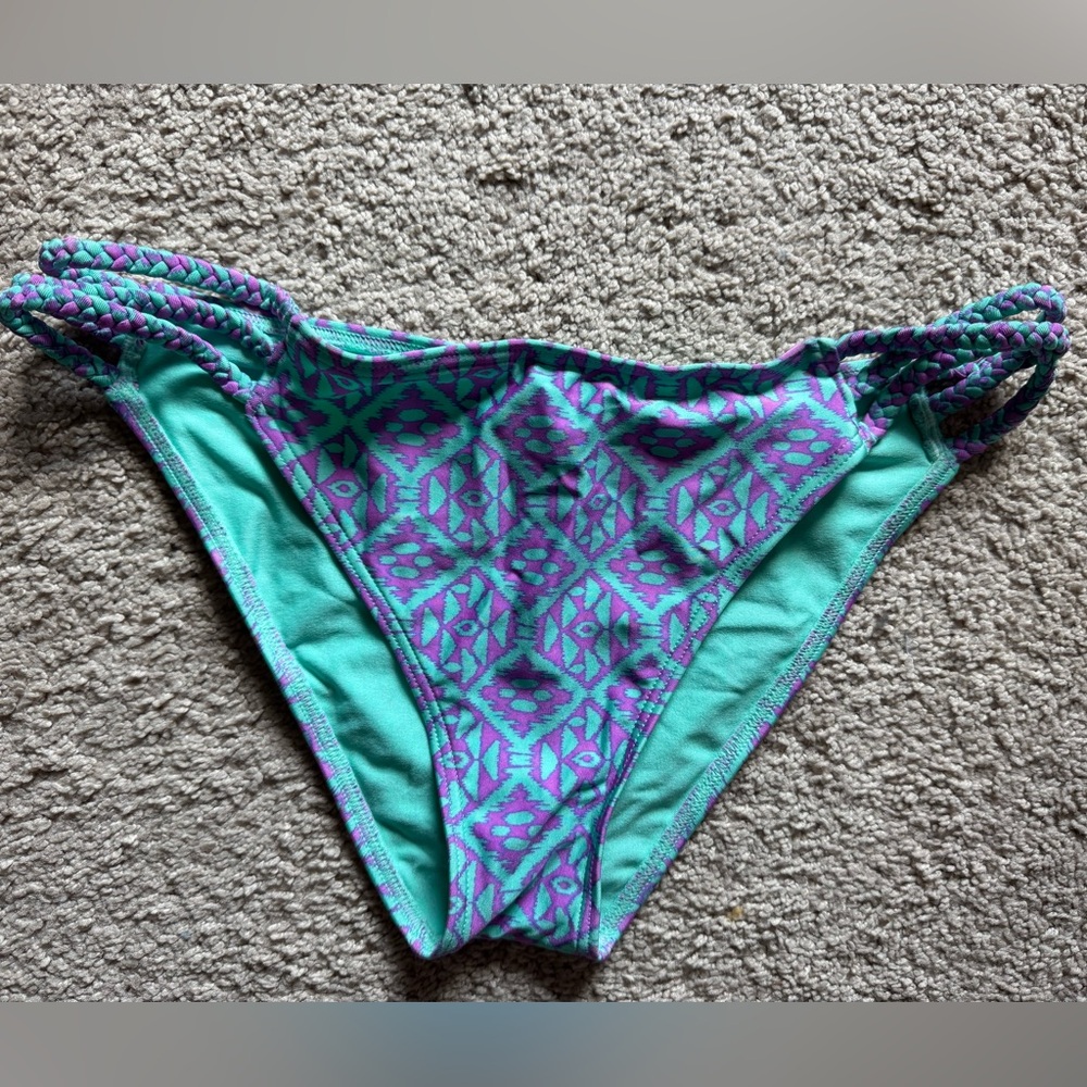 O’Neill Stylish Purple and Teal Women's Swim Bottom